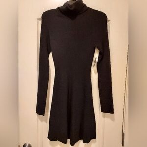 Simple Black Sweater Dress